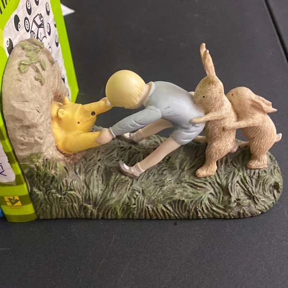 Disney Other - Vintage Winnie the Pooh classic Pooh book ends rabbit Christopher Robin Disney